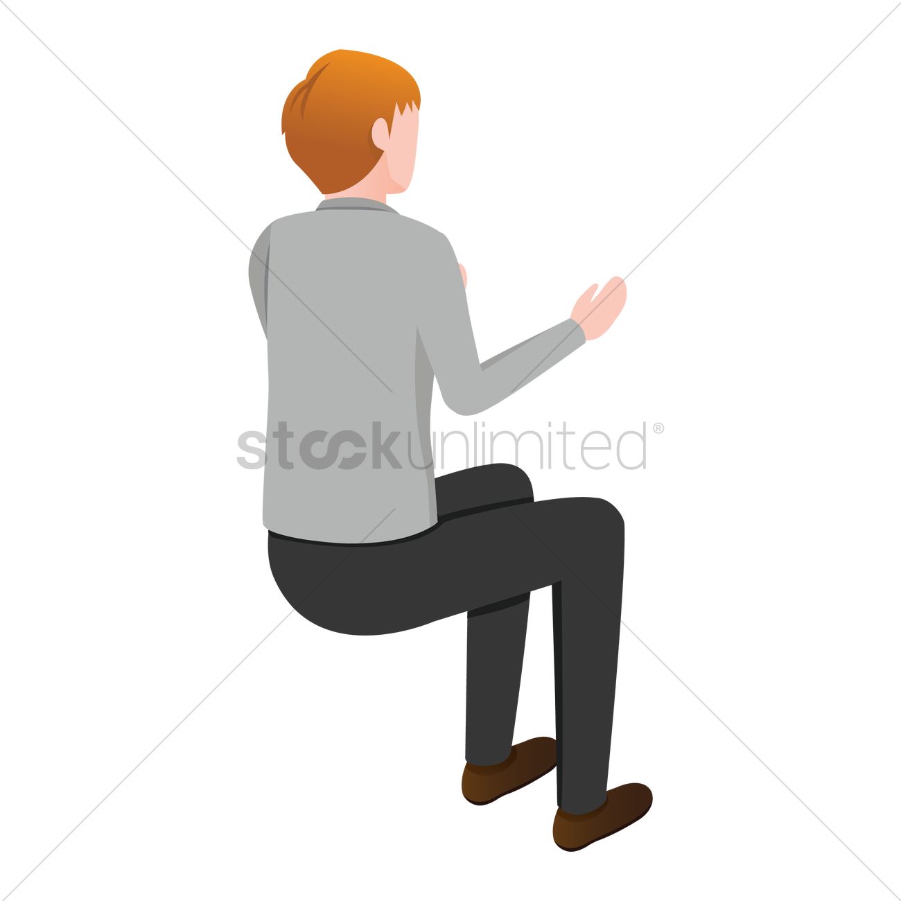 Person Sitting Vector at GetDrawings | Free download