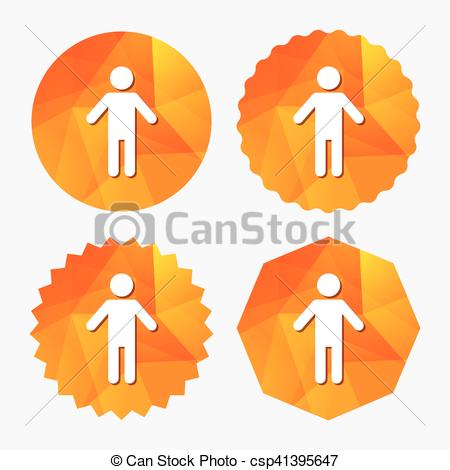 450x470 Human Male Sign Icon. Person Symbol. Human Male Sign Icon. Man