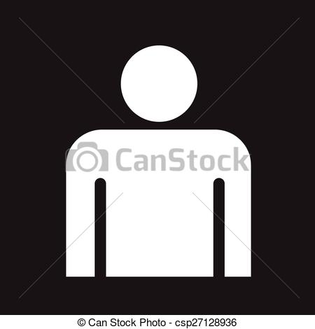 450x470 Person Symbol , User Sign Icon.