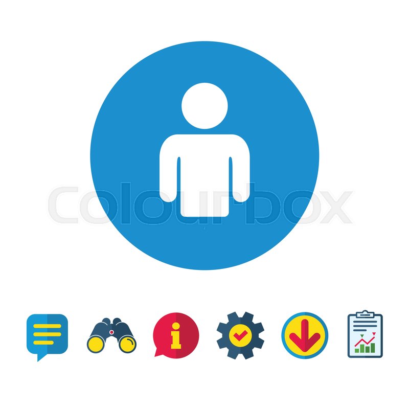 800x800 User Sign Icon. Person Symbol. Human Avatar. Information, Report