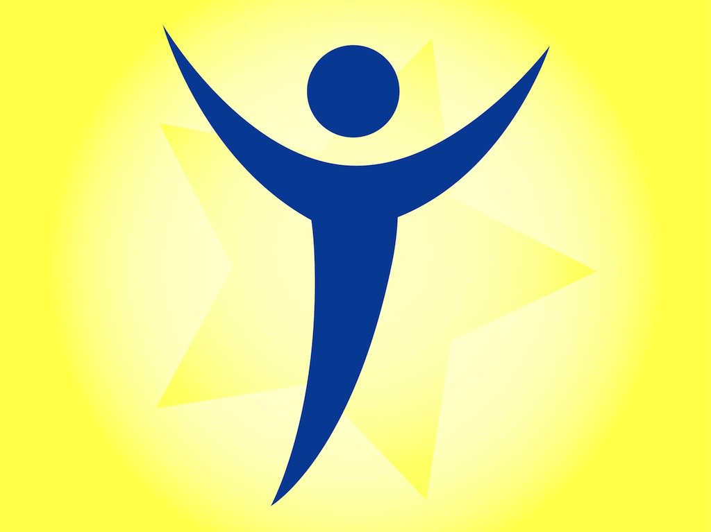 1024x767 Happy Person Icon Vector Art Amp Graphics