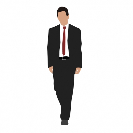 425x425 Corporate Man Walking Vector Free Vector Download In .ai, .eps