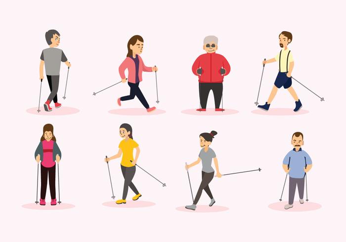 700x490 Nordic Walking Vector People