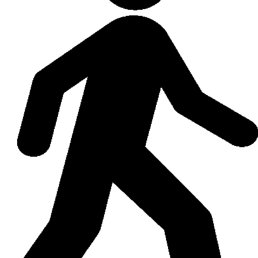 1024x1024 Person Walking Clipart Man Black Clip Art At Clker Vector Online