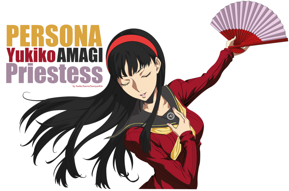 1101x726 Yukiko Amagi Persona 4 Vector By Saenyanein
