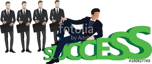 500x212 Persona Di Successo Con Staff Addetto Stock Image And Royalty