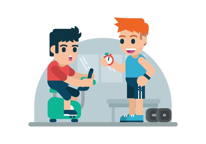 700x490 Free Personal Trainer Illustration