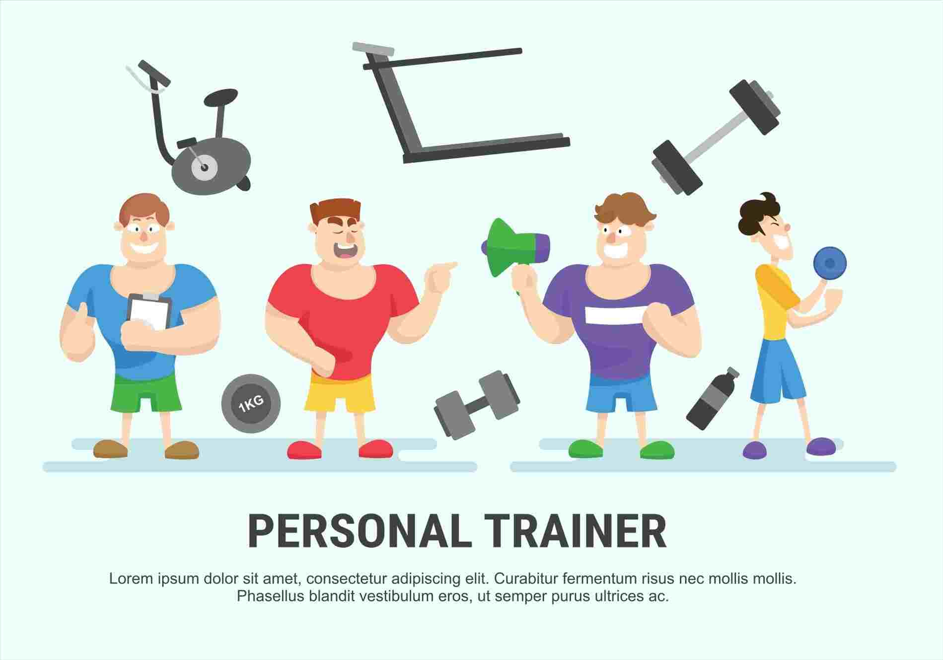 1899x1329 Stock Royalty Rhshutterstockcom Fitness Personal Trainer Vector
