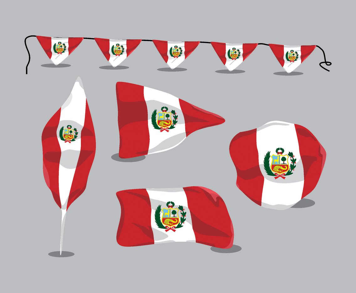 1136x936 Peru Flag Vector Set Vector Art Amp Graphics