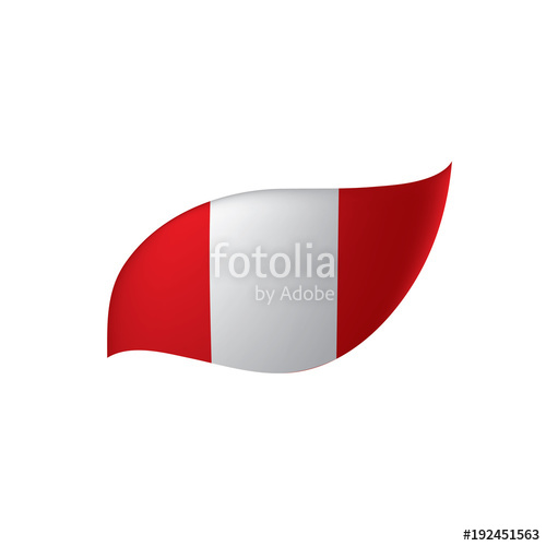 500x500 Peru Flag, Vector Illustration Stock Image And Royalty Free