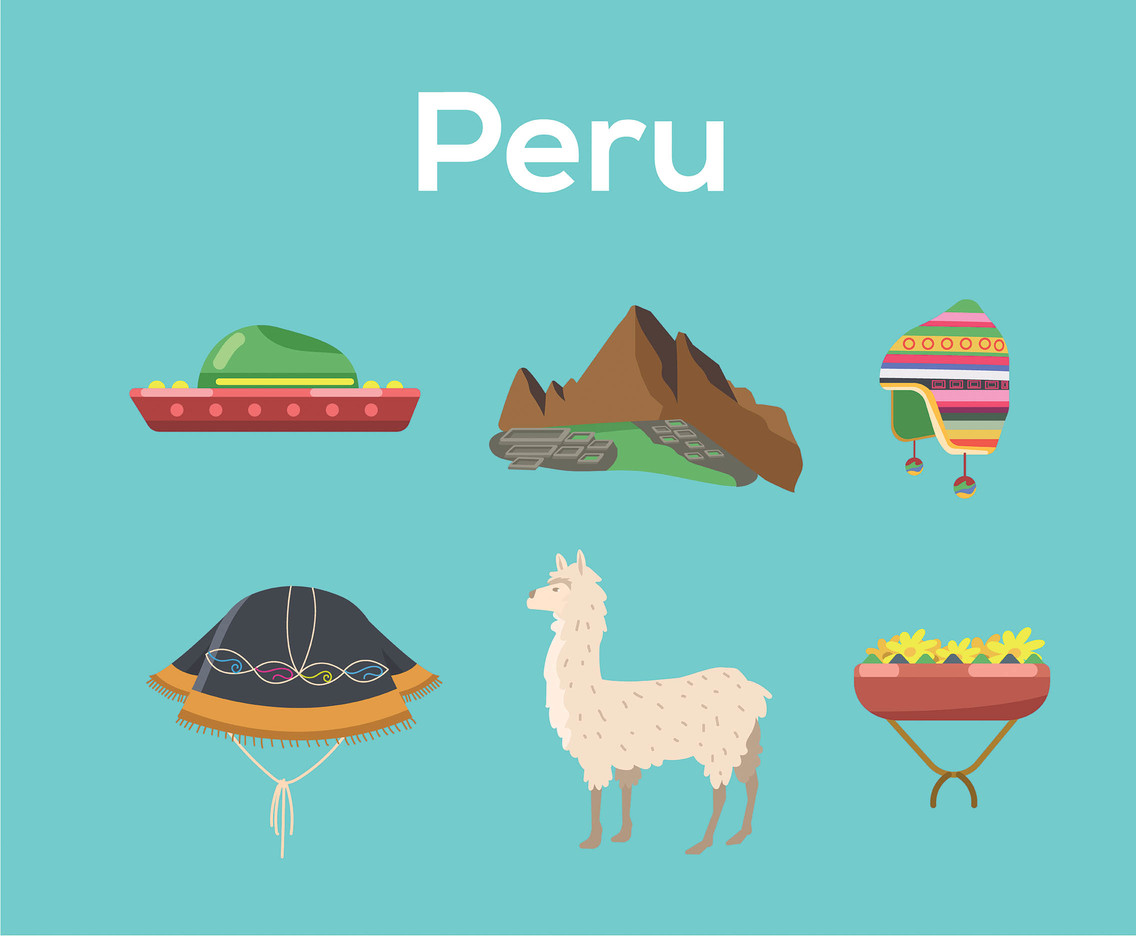 1136x936 Peru Vector Blue Background Vector Art Amp Graphics