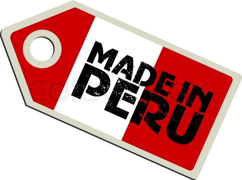 800x596 Vector Label Made In Peru Stock Vector Colourbox