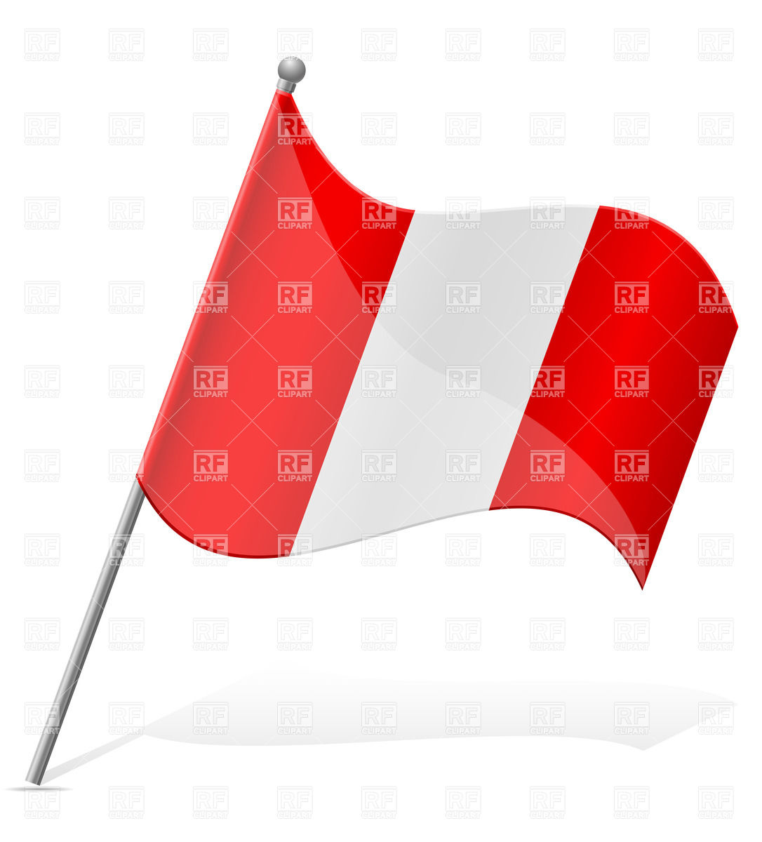 1086x1200 Wavy Flag Of Peru Vector Image Vector Artwork Of Signs, Symbols