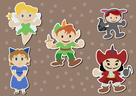 572x406 Peter Pan Pack Vector Free Vector Download In .ai, .eps, .svg Format