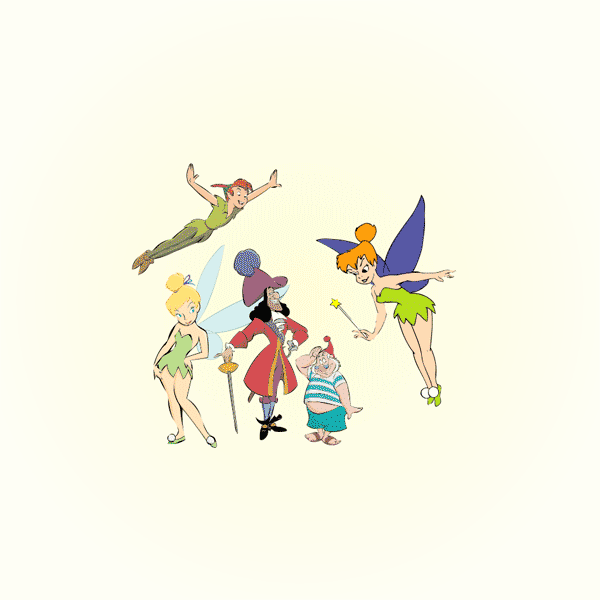 600x600 Peter Pan Characters