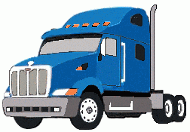 650x451 Clipart Semi Trucks