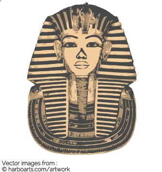 335x355 Download Egyptian Pharaoh Vector Graphic