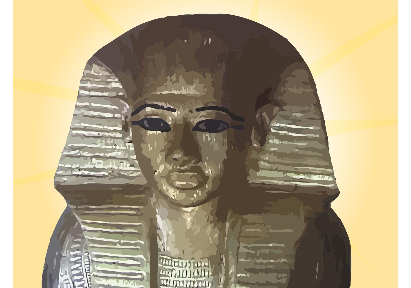 1400x980 Pharaoh Free Vector Art