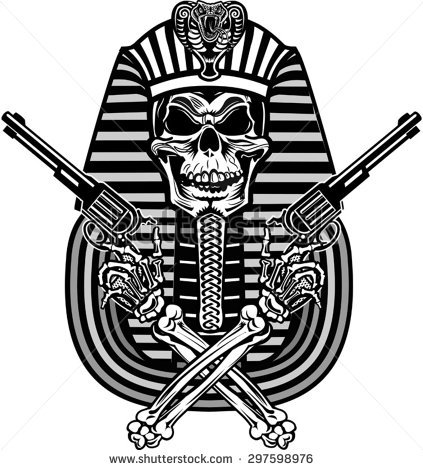 423x470 Collection Of Pharaoh Skull Drawing High Quality, Free
