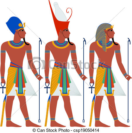 450x453 Ancient Egypt Pharaoh Pack For Passover. Vector Illustration Of