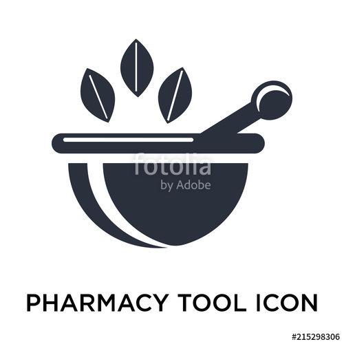 500x500 Pharmacy Tool Icon Vector Sign And Symbol Isolated On White