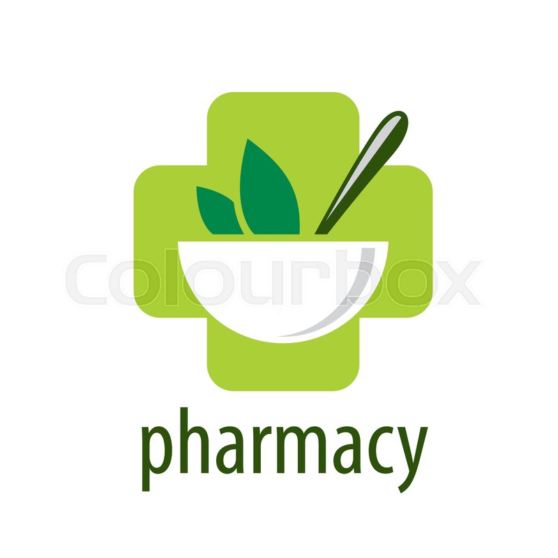 800x800 Template Design Logo Pharmacy. Vector Illustration Of Icon Stock