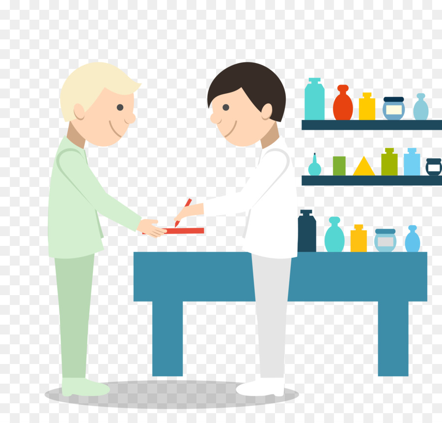 900x860 Download Pharmacist Hospital Pharmacy Vector Blue Medical Work In