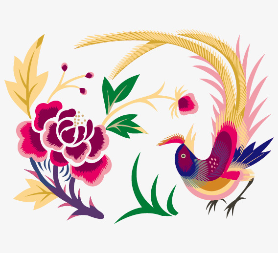 568x518 Pheasant Vector Elements, Pheasant, Phoenix, Peony Png And Vector