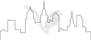300x133 Philadelphia Skyline