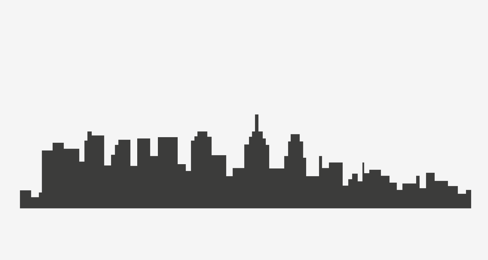 1600x855 Philadelphia Skyline Free Svg Vector