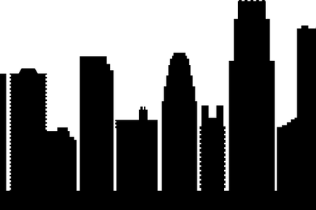 450x300 Philadelphia Vector Skyline Design ~ Frames ~ Illustrations ~ Hd