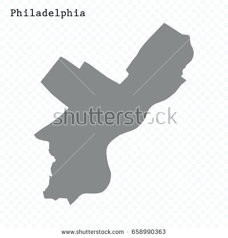 450x470 Map City Of The United States Vector Illustration Philadelphia