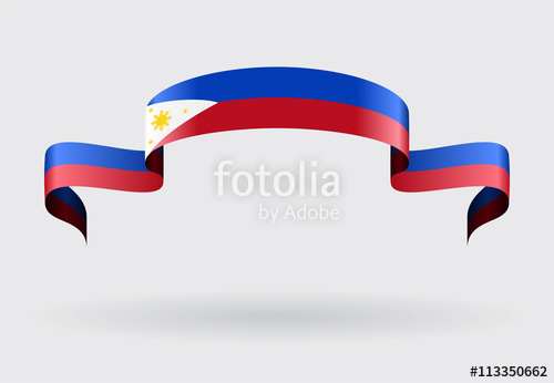 500x346 Philippines Flag Background. Vector Illustration. Stock Image And