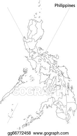 265x470 Drawing Of Philippine Map Vector Stock Contour Philippines Map