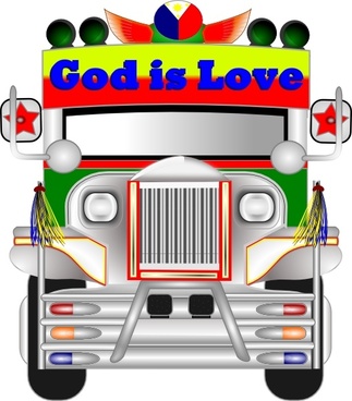 323x368 Philippine Jeepney Vector Free Vector Download (17 Free Vector
