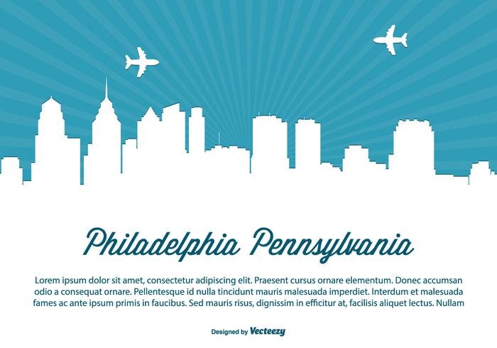 700x490 Philadelphia Skyline Illustration