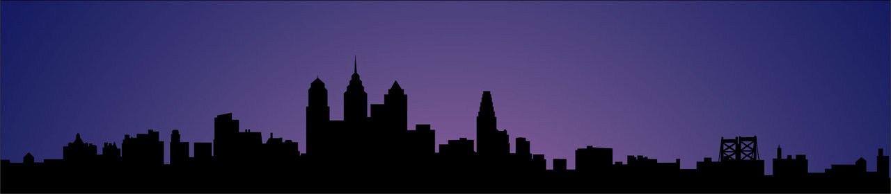 1280x280 Philadelphia Skyline By Kingnothing