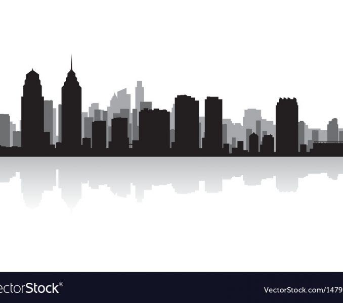 Philly Skyline Vector at GetDrawings | Free download