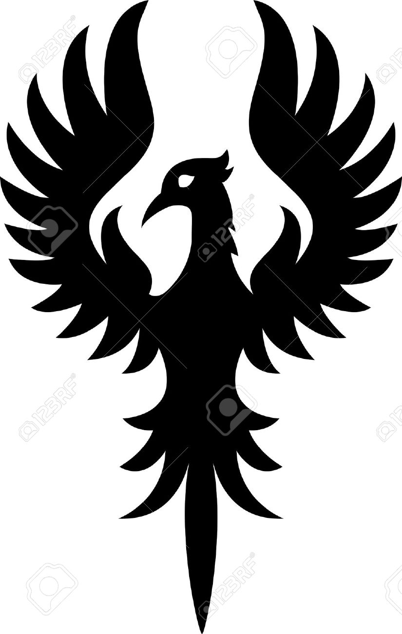 825x1300 Tattoo Phoenix Bird Clipart Transparent Background
