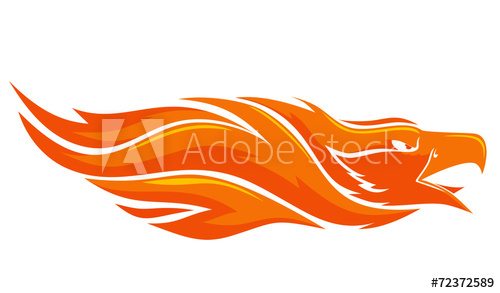 500x293 Flaming Phoenix Vector