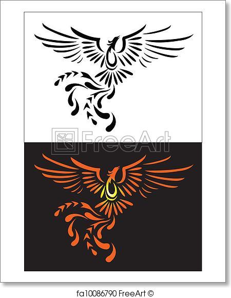 450x580 Free Art Print Of Phoenix Vector Illustrator Freeart Fa10086790