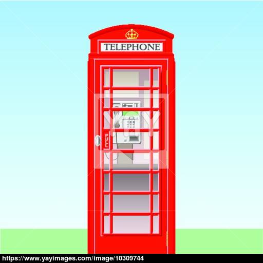 512x512 Phone Booth Vector