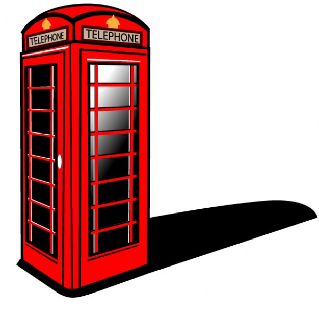 626x626 Red Phone Booth From London Vector Free Download