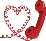 150x134 Phone And Phone Cord Stock Vectors