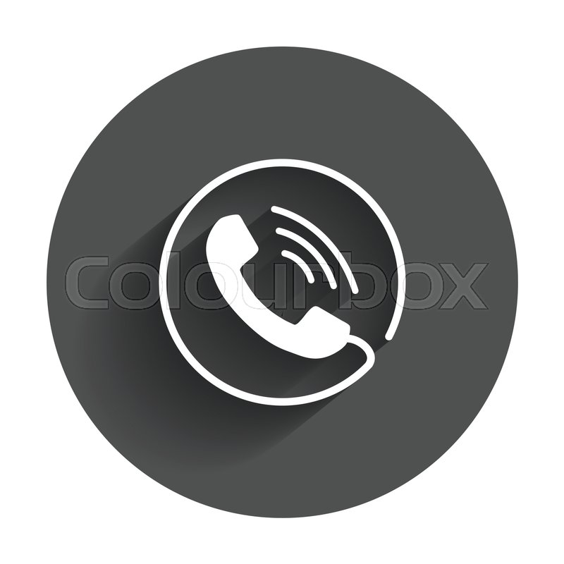 800x800 Phone Icon Vector, Contact, Support Service Sign. Telephone
