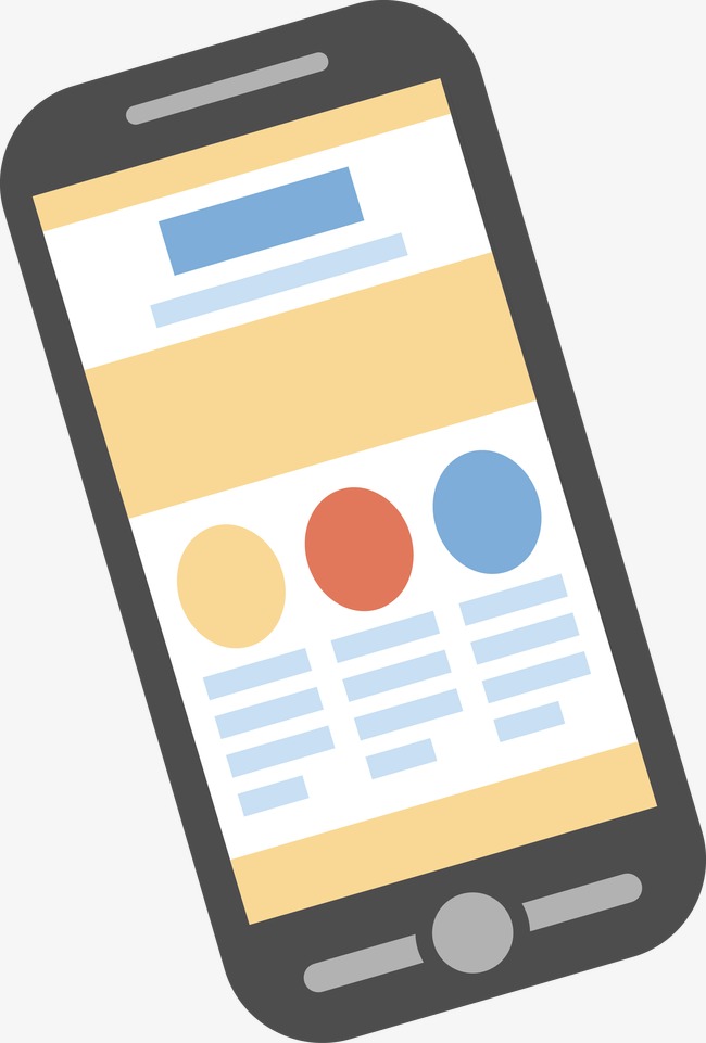 650x961 Flat Screen Phone Vector, Phone Vector, Flat, Communication Png