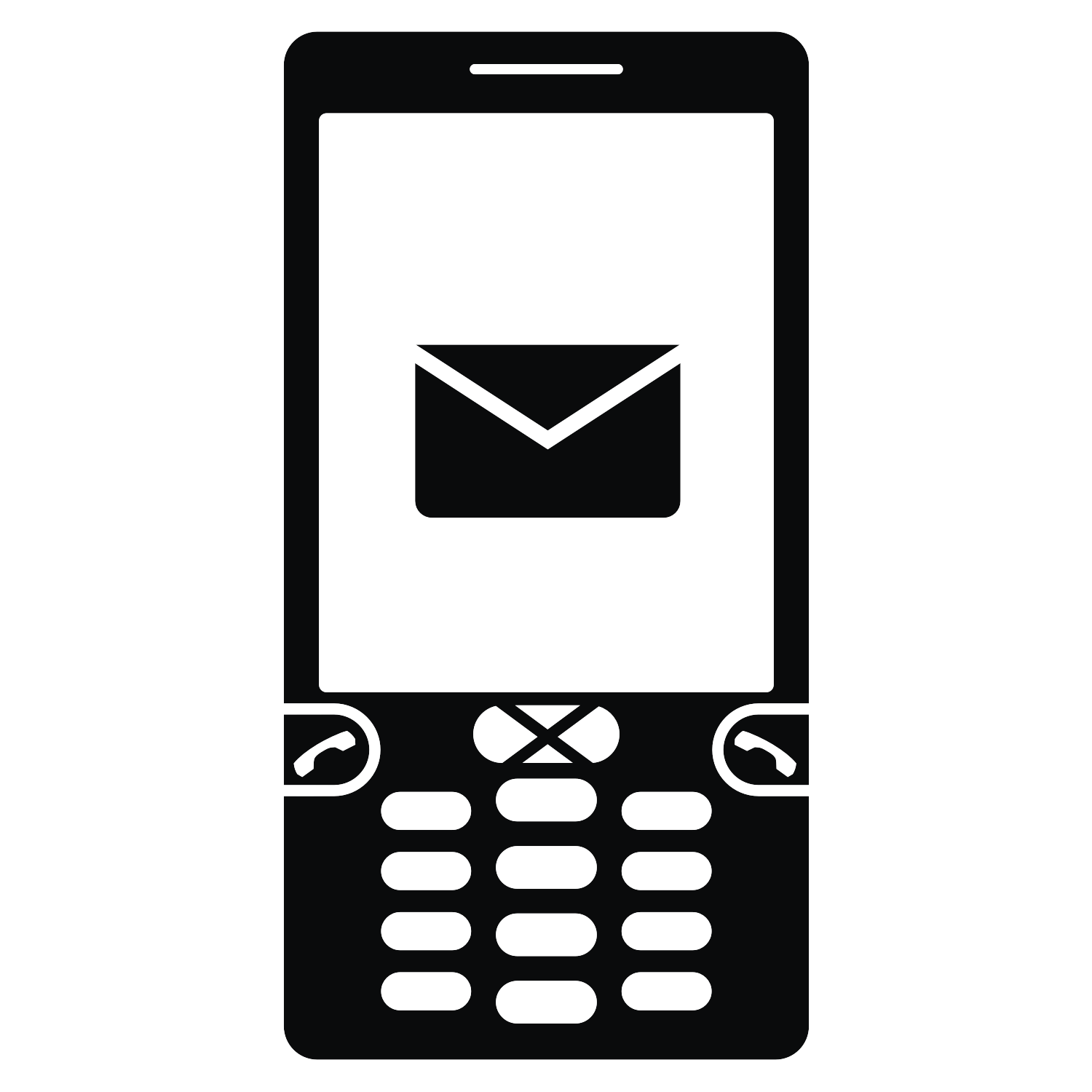 1500x1500 Vector For Free Use 2d Cell Phone