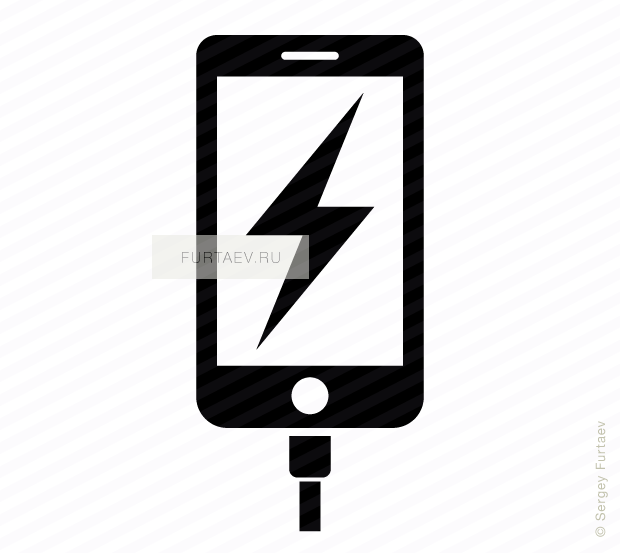 620x553 Charging Phone Vector Icon