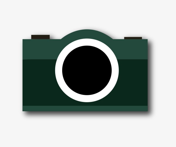 600x502 Camera Vector Flat, Vector, Flat, Dark Green Png And Vector For