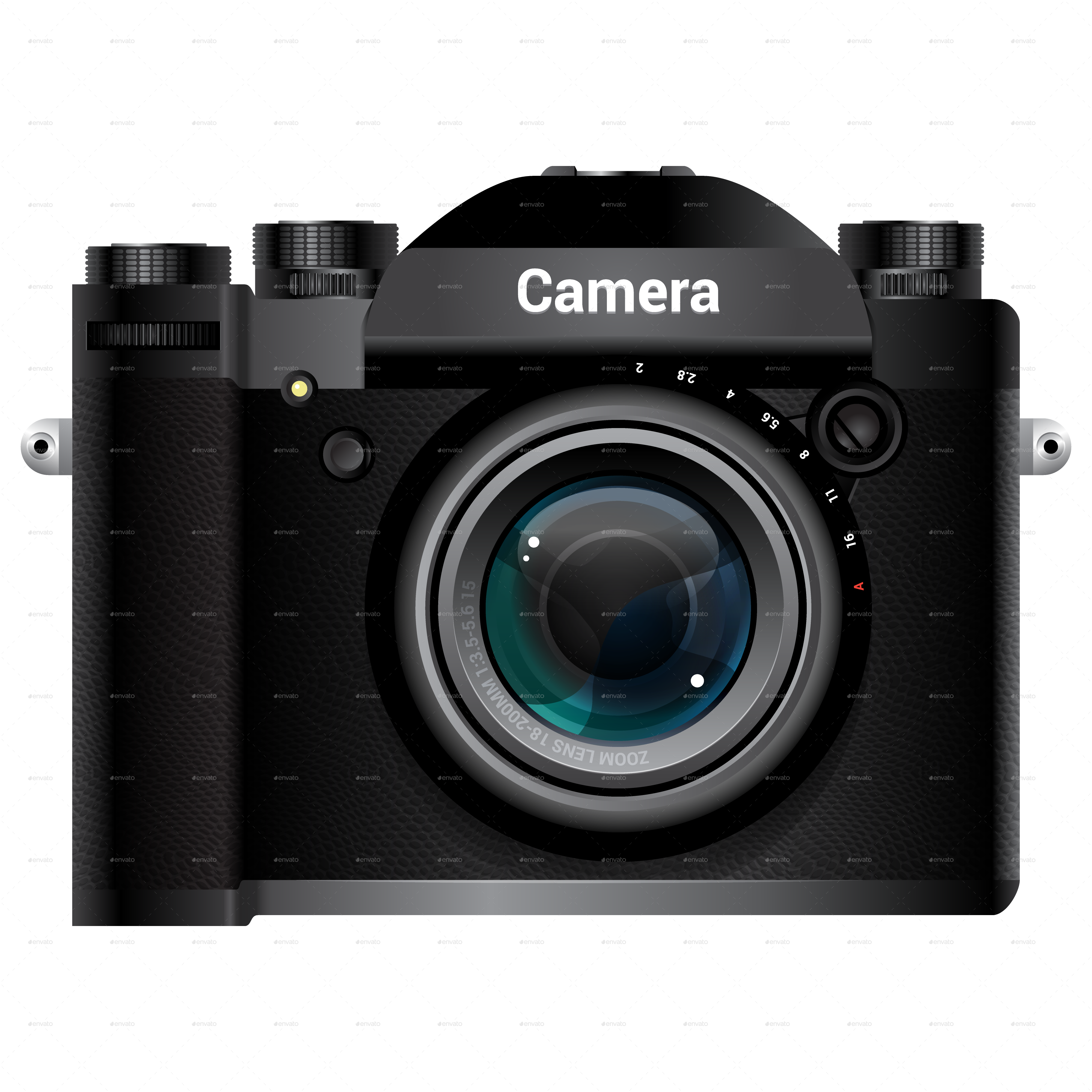 4000x4000 Camera Vector 2 Colors By Videph Graphicriver